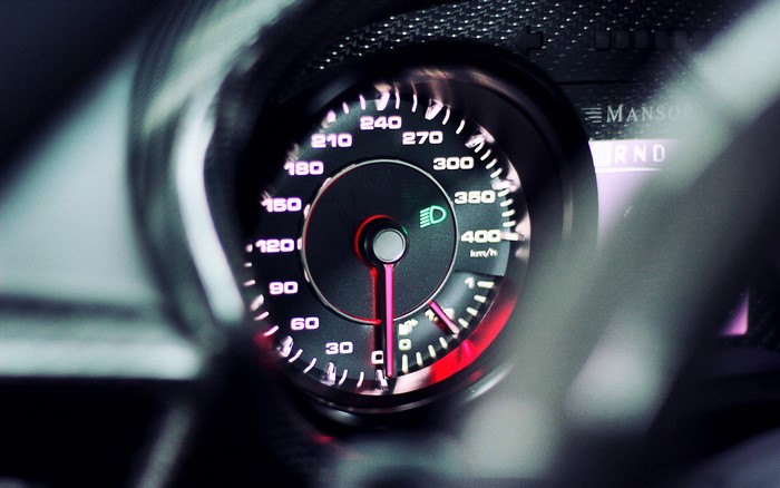 Mansory Mercedes-Benz SLS AMG C63 AMG speedometer