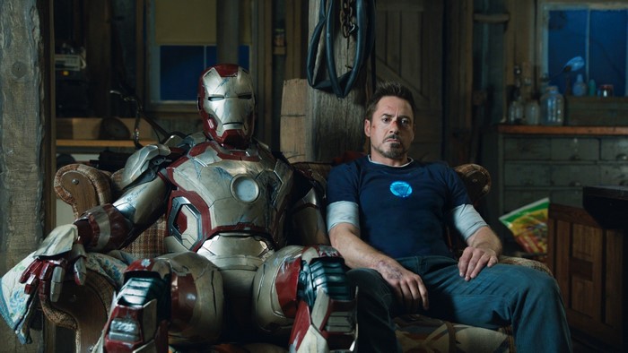Iron Man and Tony Stark in Iron Man 3