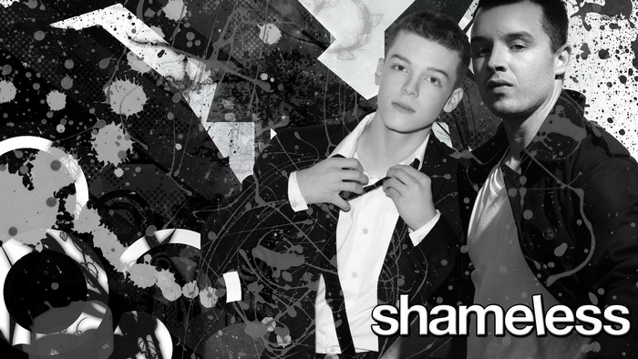 Cameron Monaghan and Noel Fisher from Shameless