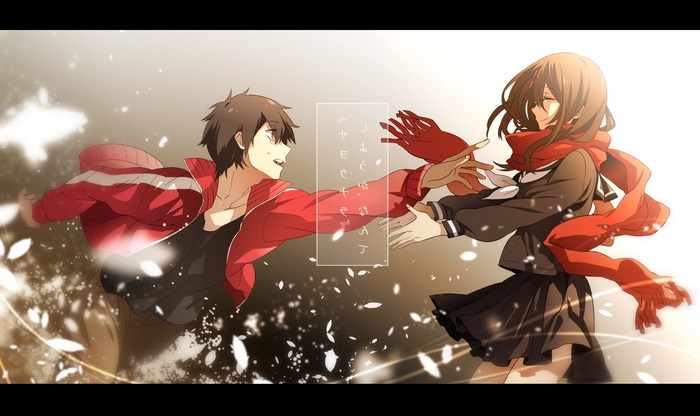 Shintaro Kisaragi and Ayano Tateyama from Kagerou Project