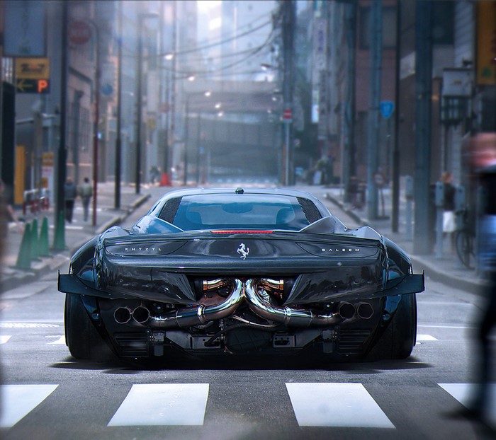 Khyzyl Saleem Ferrari 458