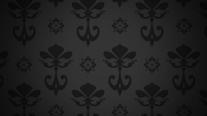 Dark floral damask pattern