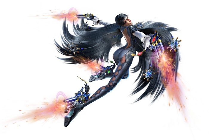 Bayonetta from Bayonetta 2 with guns