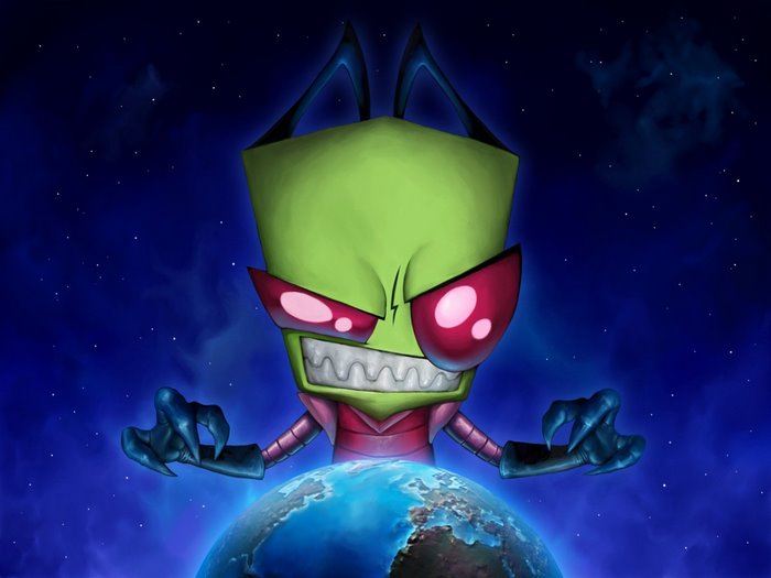 Invader Zim on Earth