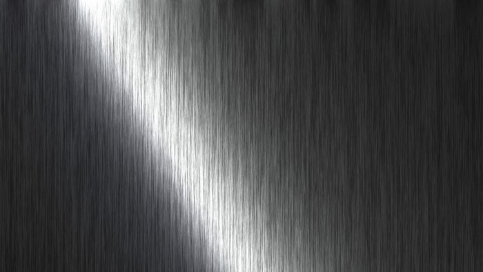 Brushed metal texture with light reflection