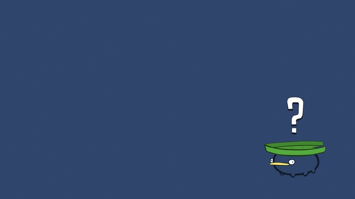 Lotad from Pokemon with a question mark