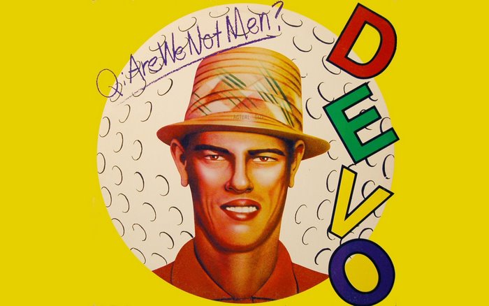 Devo "Are We Not Men?" Album Cover