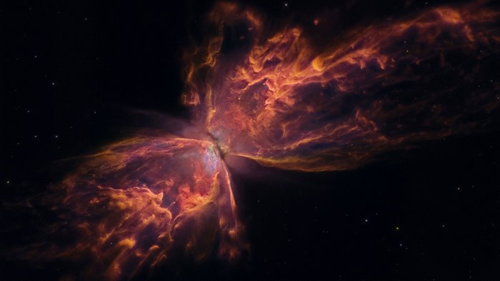 Butterfly Nebula in Space