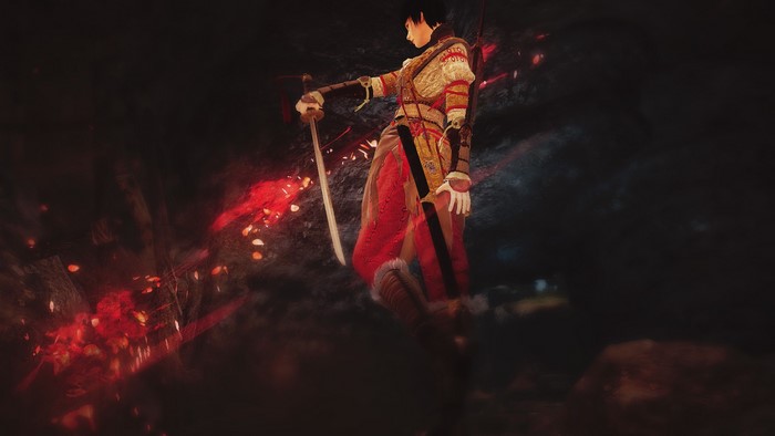 Warrior with sword in Black Desert Online