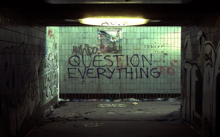 Graffiti in an urban underpass