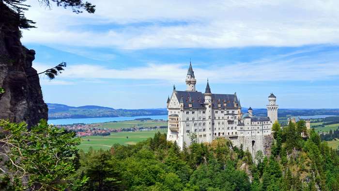 Neuschwanstein Castle in Bavaria, Germany 4K