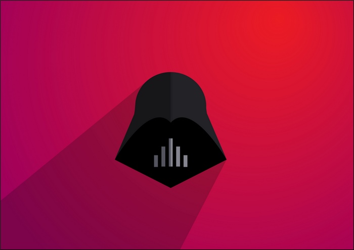 Darth Vader minimalism 4K
