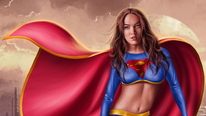 Supergirl digital art by Behance artist