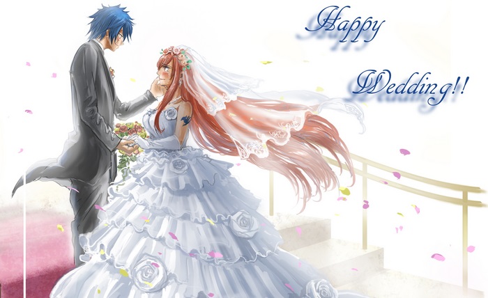 Erza Scarlet and Jellal Fernandes Wedding