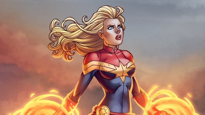 Captain Marvel from Marvel Comics