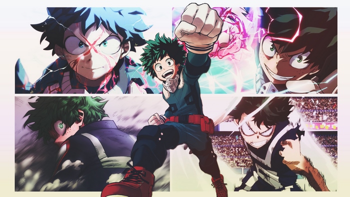 Izuku Midoriya from My Hero Academia collage