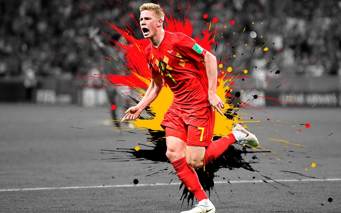 Kevin De Bruyne Celebrating Vibrantly