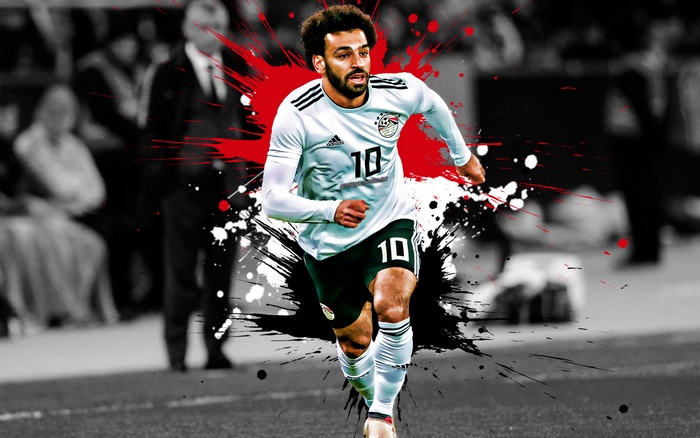Mohamed Salah in Egypt National Soccer Kit