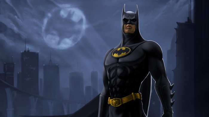 Batman from DC Comics in Gotham City