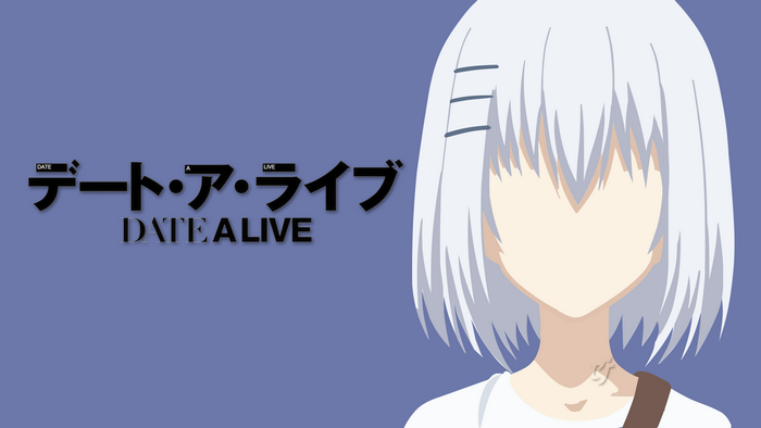 Origami Tobiichi from Date A Live with White Hair