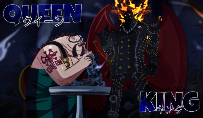 Queen and King from One Piece