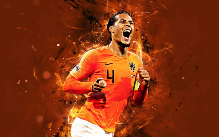 Virgil van Dijk of the Netherlands National Football Team