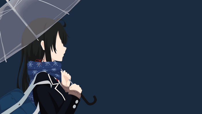 Yukino Yukinoshita with Umbrella