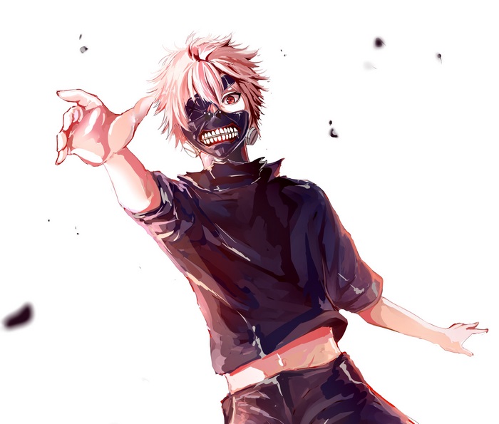 Ken Kaneki from Tokyo Ghoul