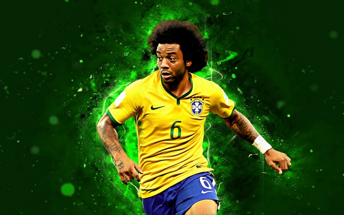 Marcelo Vieira of Brazil National Football Team
