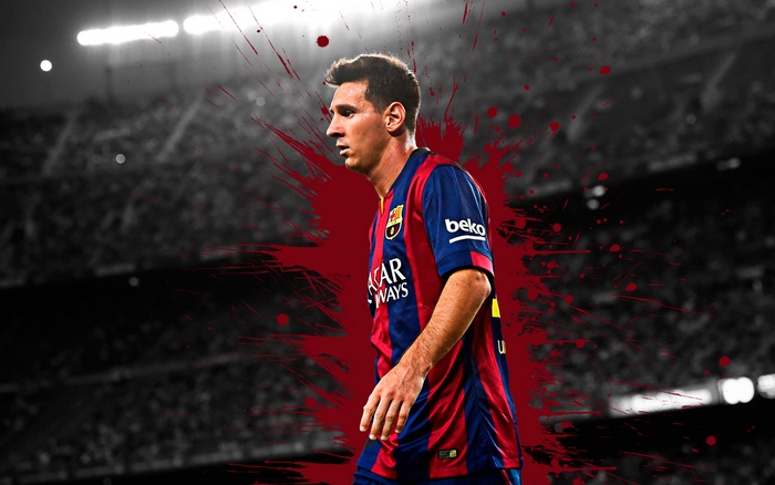 Lionel Messi from FC Barcelona