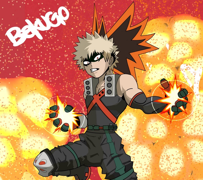 Katsuki Bakugou from My Hero Academia