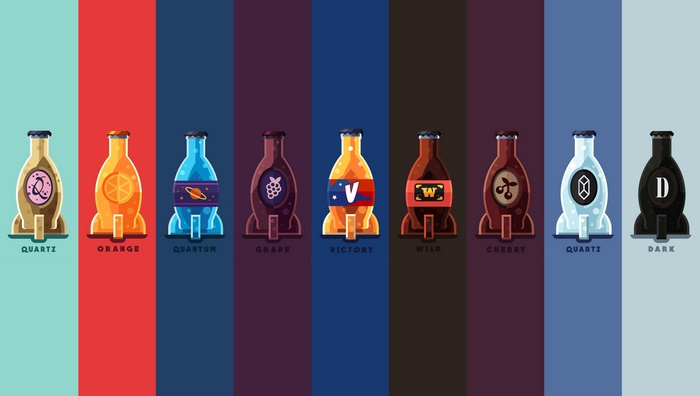 Nuka Cola Rocket Bottles