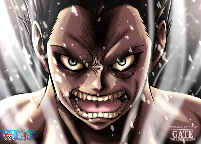 Monkey D. Luffy from One Piece in Gear Fourth