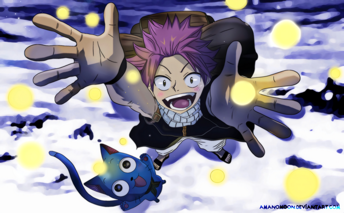 Natsu Dragneel and Happy from Fairy Tail