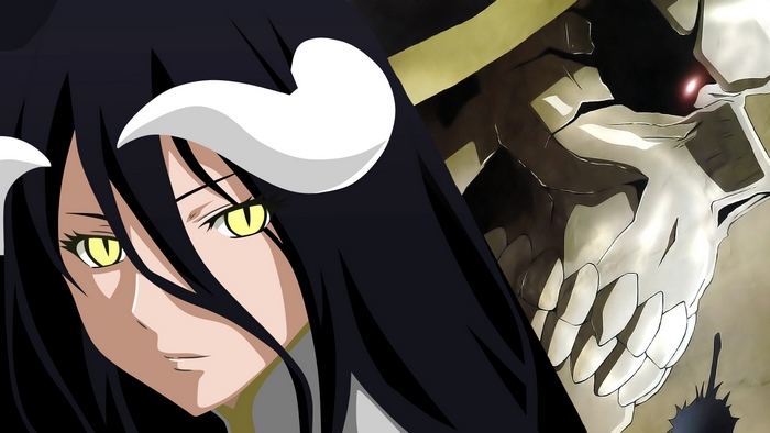 Albedo and Ainz Ooal Gown from Overlord