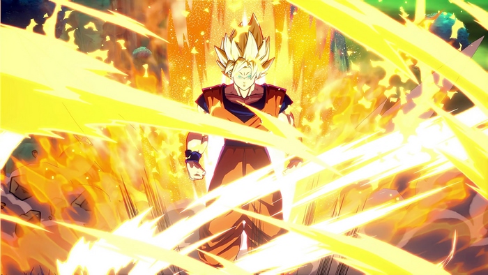 Goku from Dragon Ball Z Super Saiyan 2