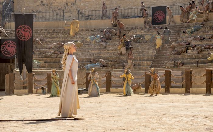 Daenerys Targaryen in Meereen from Game of Thrones