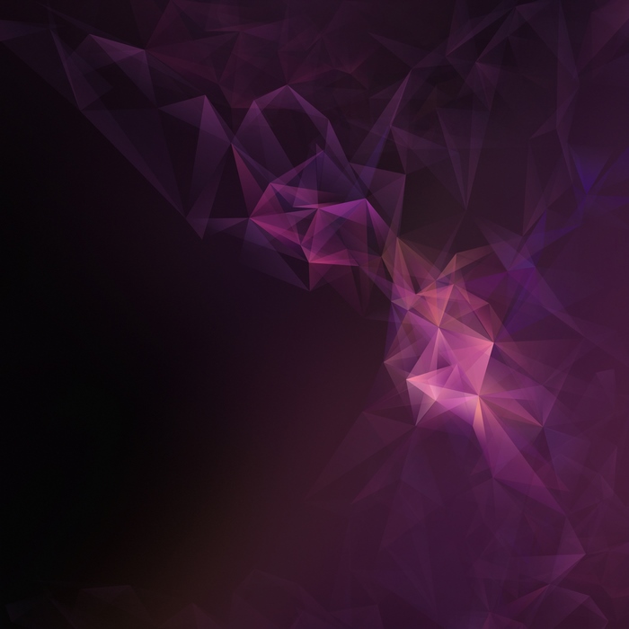 Abstract Pink and Purple Low Poly Smoke Design