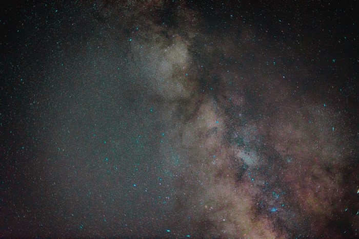 Milky Way galaxy with stars and nebulae