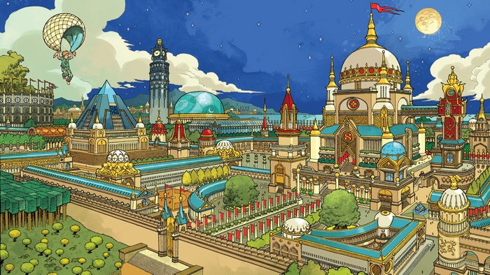 Little Nemo Return to Slumberland cityscape