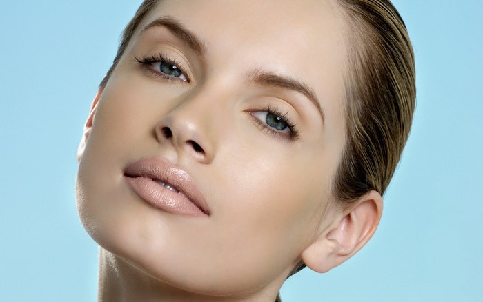 Close-up of a woman's face