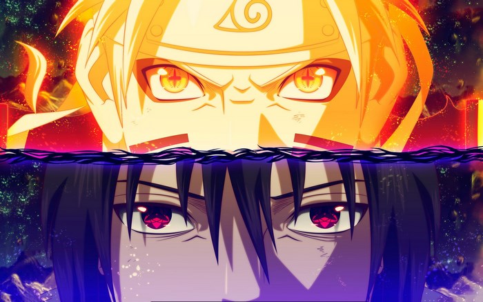Naruto and Sasuke from Naruto