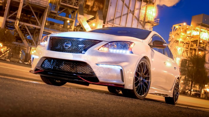 White Nissan Sentra Nismo Concept Car