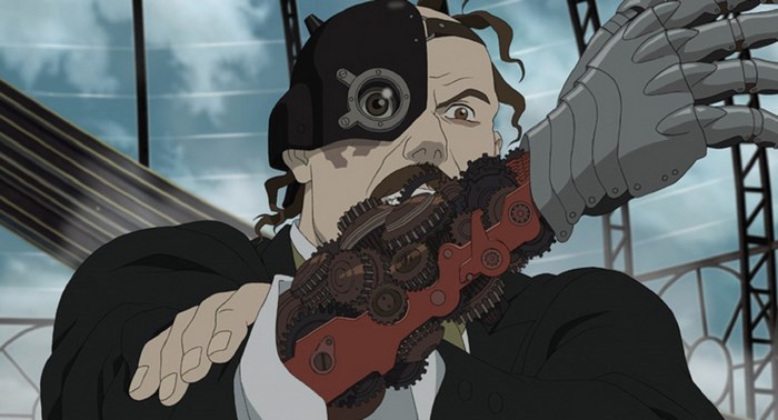 Man with mechanical arm from Steamboy