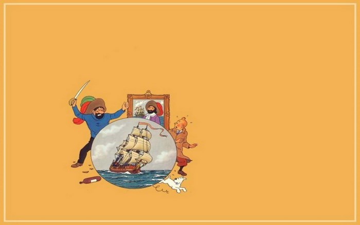 Captain Haddock and Tintin from The Adventures of Tintin