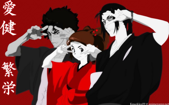 Samurai Champloo characters posing