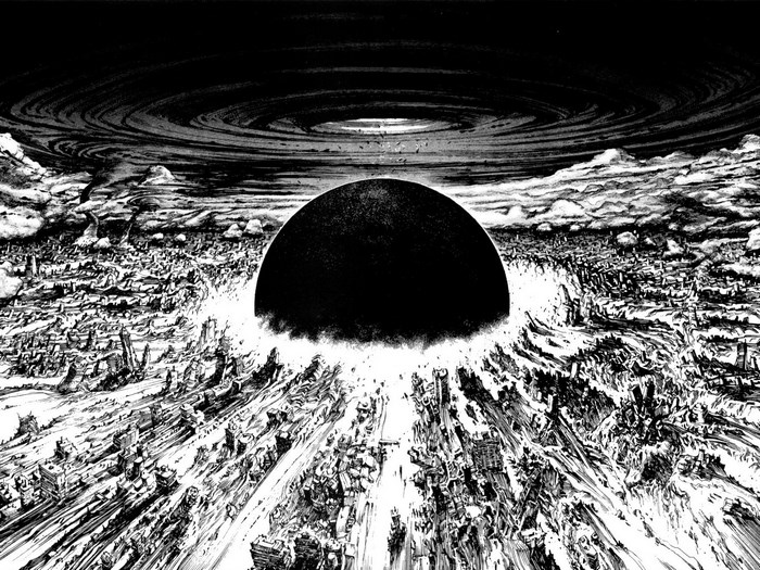Akira manga panel