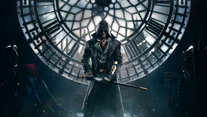 Jacob Frye from Assassin's Creed Syndicate in front of Big Ben