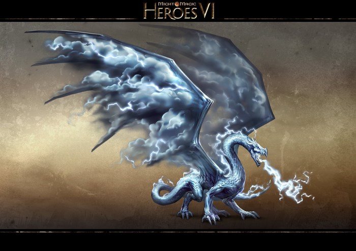 Storm Dragon from Might and Magic Heroes VI