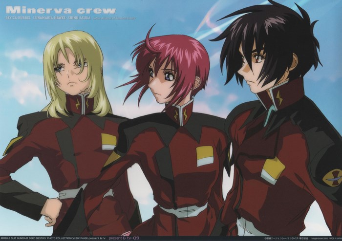 Minerva crew from Mobile Suit Gundam SEED Destiny